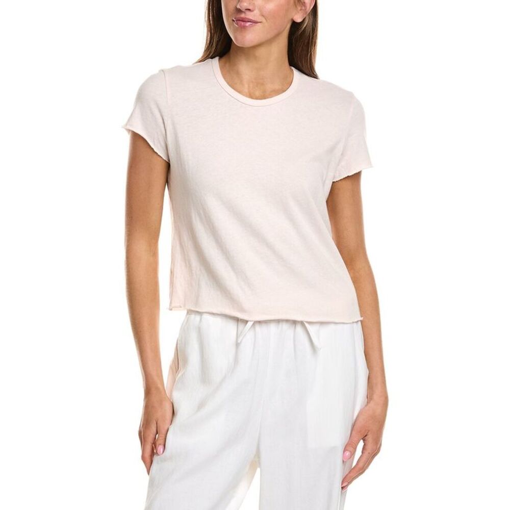 James Perse Womens Jd T-Shirt, Blue